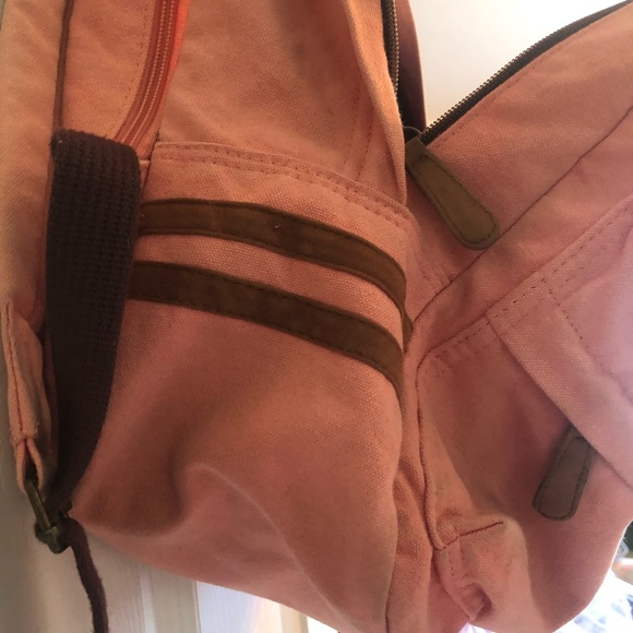 Pink Canvas Backpack - Picture 7 of 10